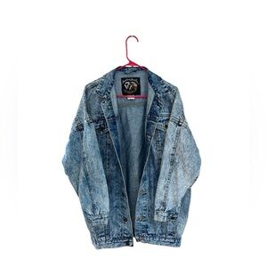 1990s American Beauties Acid Wash Denim Jacket